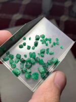 16.55 ct Swat Emerald Rough Lot – Natural Green Crystals from Pakistan - Image 3