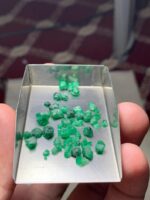 16.55 ct Swat Emerald Rough Lot – Natural Green Crystals from Pakistan - Image 4