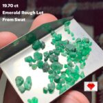 The 19.70-Carat Rough Emerald from Swat Valley — A Gem of Natural Splendor