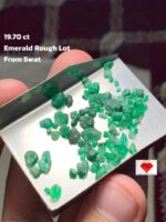 The 19.70-Carat Rough Emerald from Swat Valley — A Gem of Natural Splendor