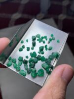 16.55 ct Swat Emerald Rough Lot – Natural Green Crystals from Pakistan - Image 11