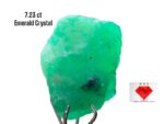 7.23ct Swat Emerald Crystal: Bold Beauty in 13x9x7mm Form
