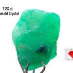 7.23ct Swat Emerald Crystal: Bold Beauty in 13x9x7mm Form