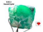 A Rare Natural Treasure: 18.65ct Emerald Crystal from Swat