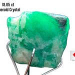 A Rare Natural Treasure: 18.65ct Emerald Crystal from Swat