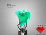 2.54ct Swat Emerald Crystal – A Compact and Lively Green Gem from Pakistan