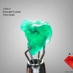 2.54ct Swat Emerald Crystal – A Compact and Lively Green Gem from Pakistan