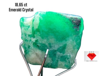 A Rare Natural Treasure: 18.65ct Emerald Crystal from Swat