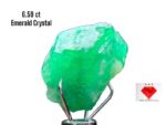 A Rare Beauty from the Mountains: 6.59ct Swat Emerald Crystal