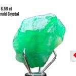 A Rare Beauty from the Mountains: 6.59ct Swat Emerald Crystal