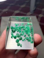 19.25 ct Swat Emerald Rough Lot – Authentic Green Crystals from Pakistan - Image 11