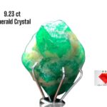 9.23ct Swat Emerald Crystal – Natural Green Gemstone, Pakistan