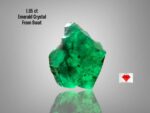 A Glimpse into the Green: 1.95 Carat Emerald Crystal from Swat Valley