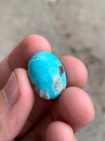 Majestic 26.85 ct Afghan Turquoise Cabochon – 22.50 × 16.47 × 10.76 mm - Image 2