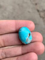 Majestic 26.85 ct Afghan Turquoise Cabochon – 22.50 × 16.47 × 10.76 mm - Image 3