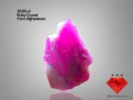 20.90 ct Afghan Ruby Crystal – Well-Balanced Natural Formation with Strong Faceting Potential