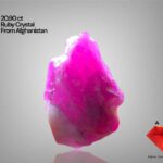 20.90 ct Afghan Ruby Crystal – Well-Balanced Natural Formation with Strong Faceting Potential