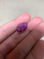 20.90 ct Afghan Ruby Crystal – Well-Balanced Natural Formation with Strong Faceting Potential - Image 5