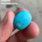 15.67ct Afghan Turquoise Cabochon: A Compact Gem with Exceptional Presence