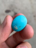 15.67ct Afghan Turquoise Cabochon: A Compact Gem with Exceptional Presence - Image 3