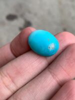 15.67ct Afghan Turquoise Cabochon: A Compact Gem with Exceptional Presence - Image 5