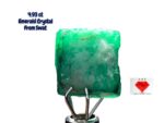 4.93ct Emerald Crystal from Swat: Natural Beauty in  8.83 x 8.85 x 6.41mm
