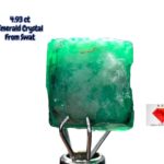 4.93ct Emerald Crystal from Swat: Natural Beauty in  8.83 x 8.85 x 6.41mm