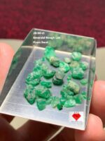 Natural Emerald Crystals: 28.90ct Lot from the Heart of Swat