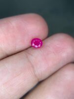 Natural 0.71 Carat Faceted Afghan Ruby – Gemstone Profile - Image 2