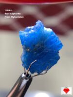 12.88 ct Afghanite Rough Crystal – Rare Afghan Mineral in Raw Form