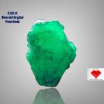2.05ct Swat Emerald Crystal: Natural Beauty in Precision Cut (10.20 x 7.58 x 6.12 mm)
