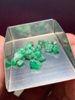 Raw Beauty from Swat: 18.25 ct Emerald Rough Gemstone (7.62 × 5.77 × 5.14 mm) - Image 6