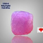 3.200 ct African Ruby Crystal (7.26 × 7.19 × 5.68 mm) – Raw Red Brilliance in Compact Form