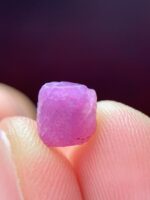 3.200 ct African Ruby Crystal (7.26 × 7.19 × 5.68 mm) – Raw Red Brilliance in Compact Form - Image 4