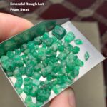 A Compact and Cohesive Swat Valley Emerald Rough Lot – 48.10 Carats