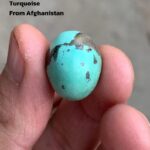 Elegant 22.30 ct Afghan Turquoise Cabochon – 19.10 × 15.20 × 11.17 mm