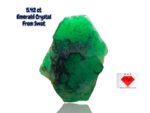 5.42ct Swat Valley Emerald Crystal – Natural Deep Green Gemstone