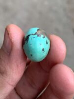 Elegant 22.30 ct Afghan Turquoise Cabochon – 19.10 × 15.20 × 11.17 mm - Image 2