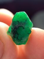 5.42ct Swat Valley Emerald Crystal – Natural Deep Green Gemstone - Image 3