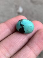 Elegant 22.30 ct Afghan Turquoise Cabochon – 19.10 × 15.20 × 11.17 mm - Image 4