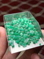 53.70 Carat Swat Emerald Rough Lot: Versatile Crystals for Balanced Gem Design - Image 3