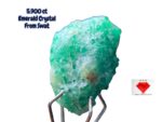 5.900ct Swat Emerald Crystal – Bold and Brilliant Natural Formation (13.83 x 9.64 x 8.13mm)