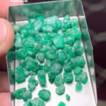 Volumetric Strength: 55.90 ct Emerald Rough Lot from Swat Valley