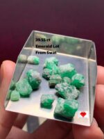 39.55ct Swat Emerald Rough Lot – Natural Beauty in Raw Form
