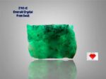 2.40ct Swat Emerald Crystal – Natural Green Brilliance in a Compact Form