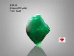 Unveiling the Grandeur of a 4.36ct Emerald Crystal from Swat: Size, Brilliance, and Origin