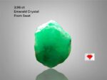 Going Deep: A 3.96ct Swat Emerald Crystal with Bold Vertical Presence