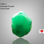 Going Deep: A 3.96ct Swat Emerald Crystal with Bold Vertical Presence