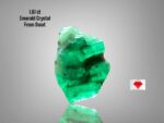 1.61ct Swat Emerald Crystal — A Vivid Green Gem from Pakistan’s Emerald Valley