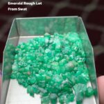 41.73 Carat Swat Emerald Rough Lot, Natural Crystals